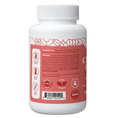 Pattern Wellness Cholesterol Complex capsules closeup showcases vegan, non-GMO formula.