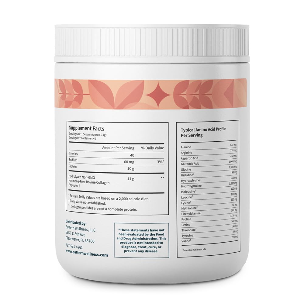 Pattern Wellness Collagen Powder in coffee to support joint mobility during mornings.