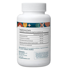 Pattern Wellness four-nutrient formula close-up showcases joint health ingredients
