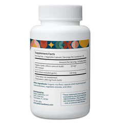 Pattern Wellness garlic extract 1000mg highlights concentrated daily dose for immune and circulatory balance.