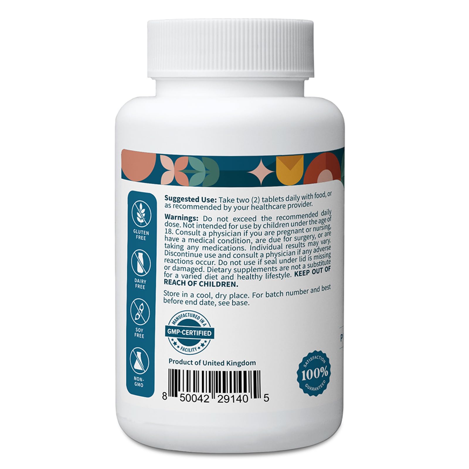 Pattern Wellness MSM hyaluronic acid tablets highlight flexibility support