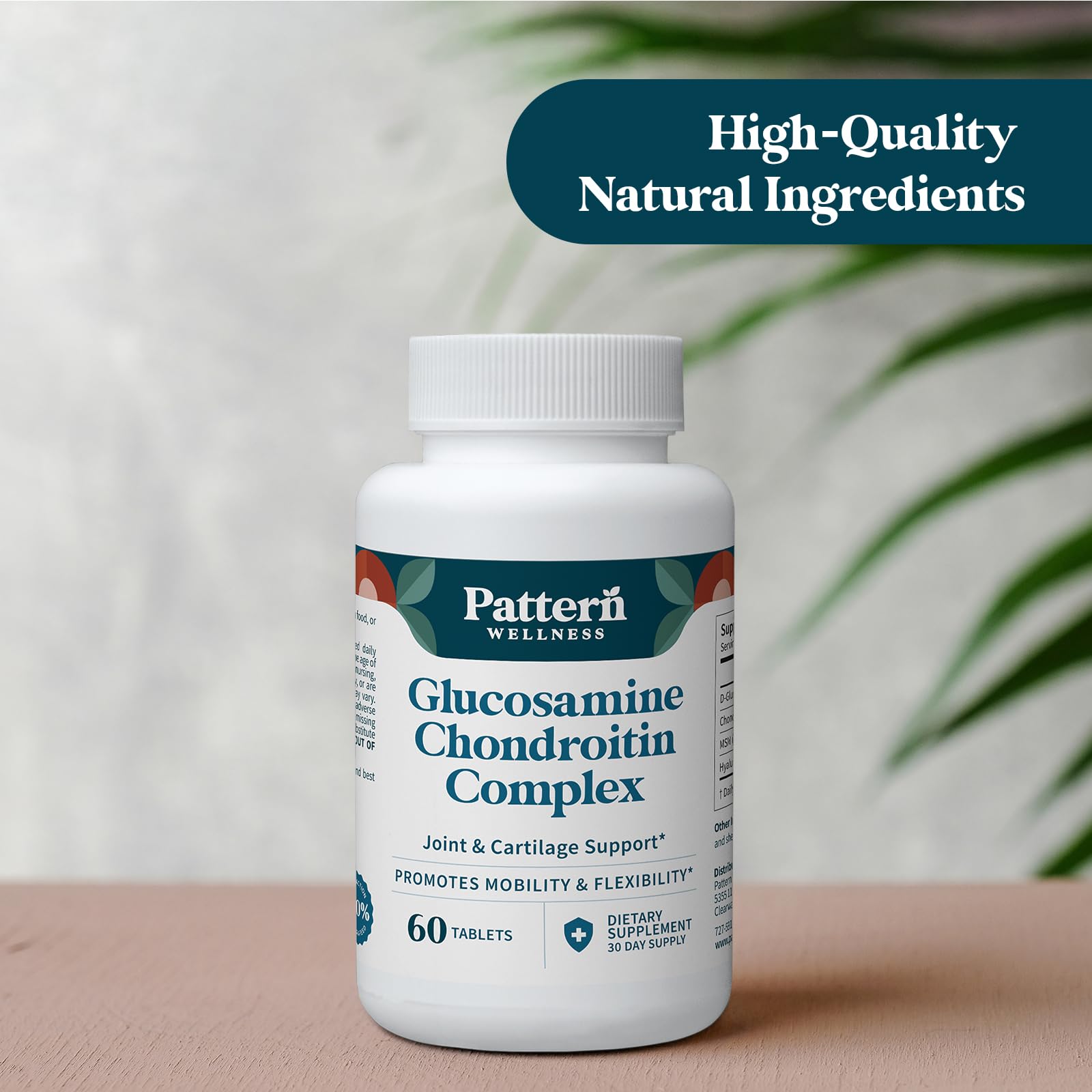 Pattern Wellness branded packaging and bottle ready for daily shopping
