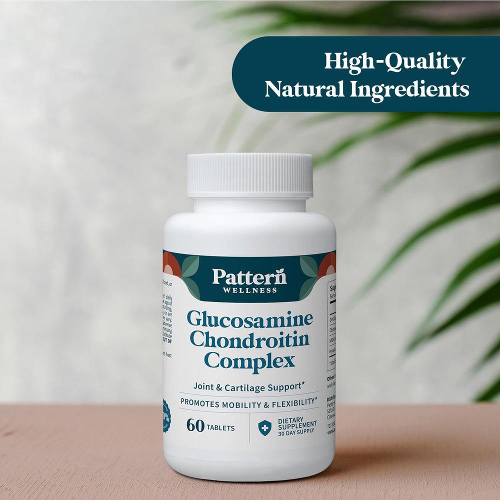 Pattern Wellness branded packaging and bottle ready for daily shopping