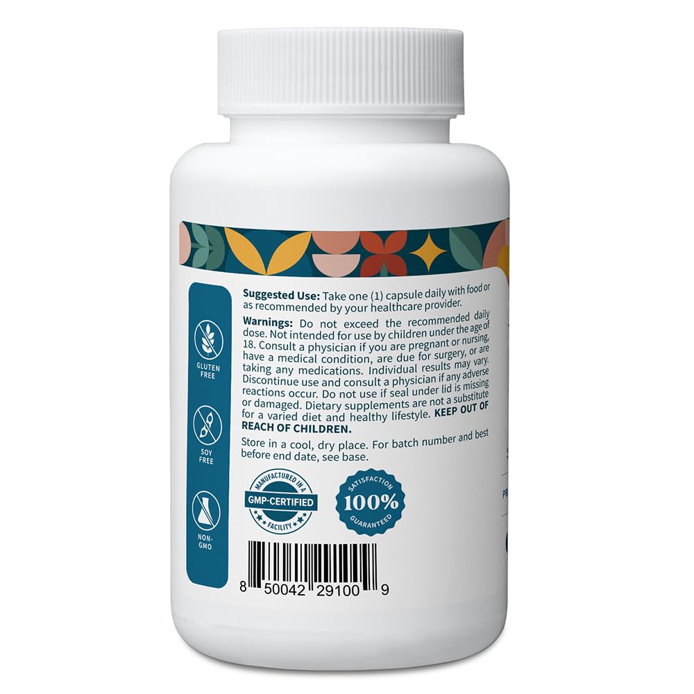 Pattern Wellness Vitamin K2 D3 bottle back shows non-GMO label for clean daily wellness