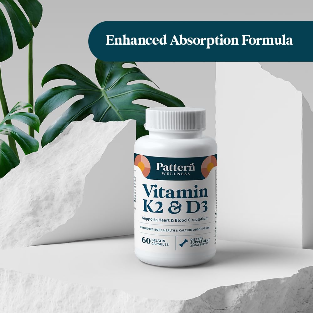 Pattern Wellness bottle demonstrates gluten-free and non-GMO formulation in packaging