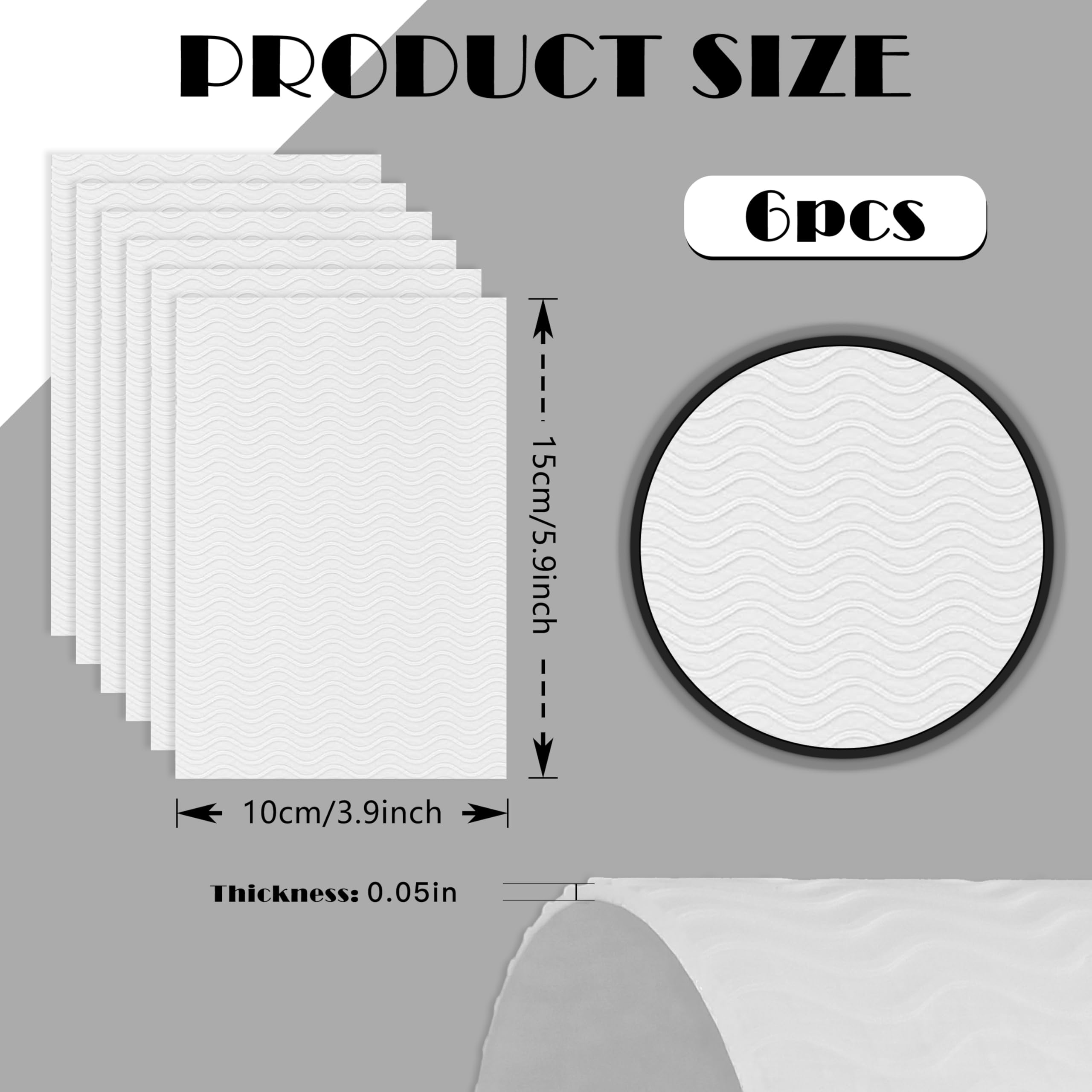 Clear Pattivava anti-slip pad preserves style while gripping.
