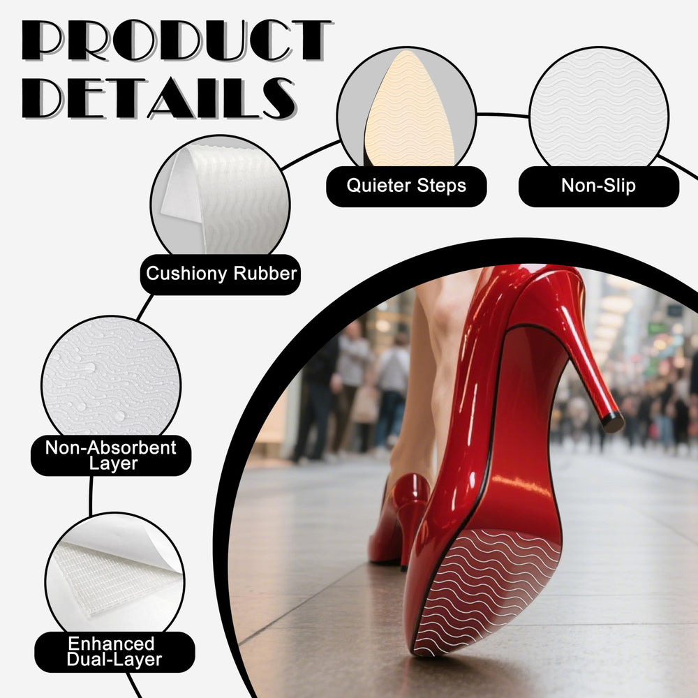 Silicone wave texture provides reliable traction on slick surfaces.