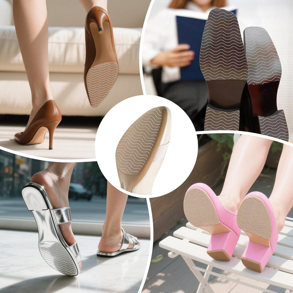 Versatile protection for heels, flats, and boots.