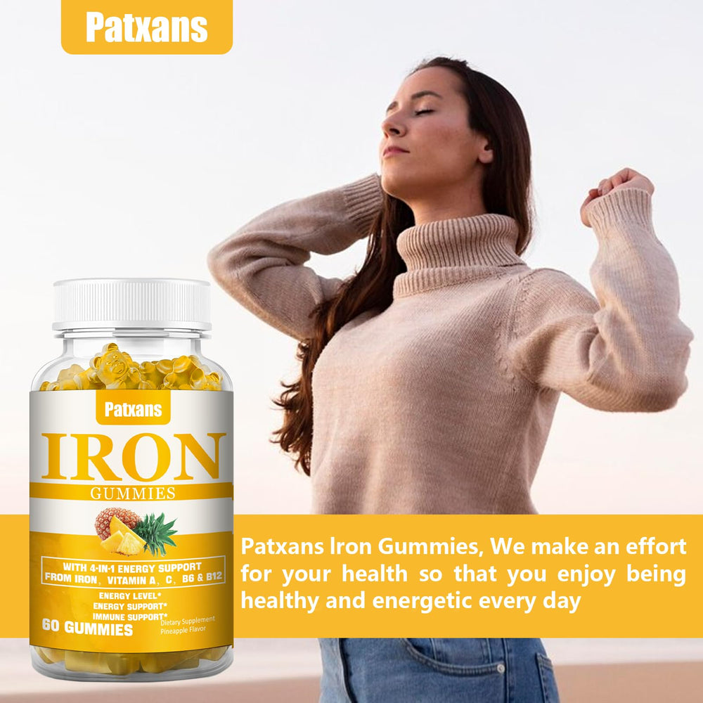 Patxans iron gummies produced in GMP-certified facilities ensuring quality.