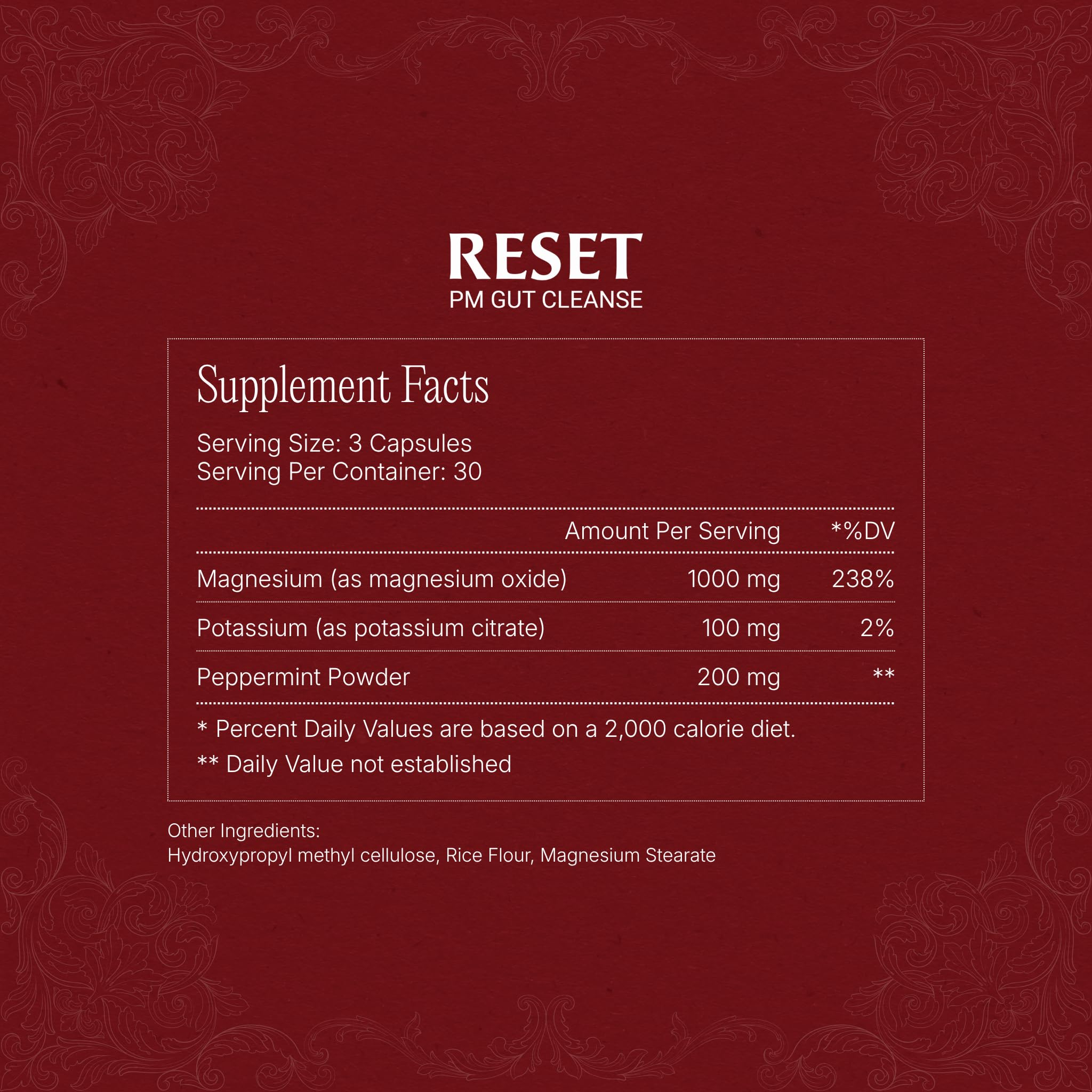 Paulina Fitness Reset Overnight bottle side view shows easy nightly routine