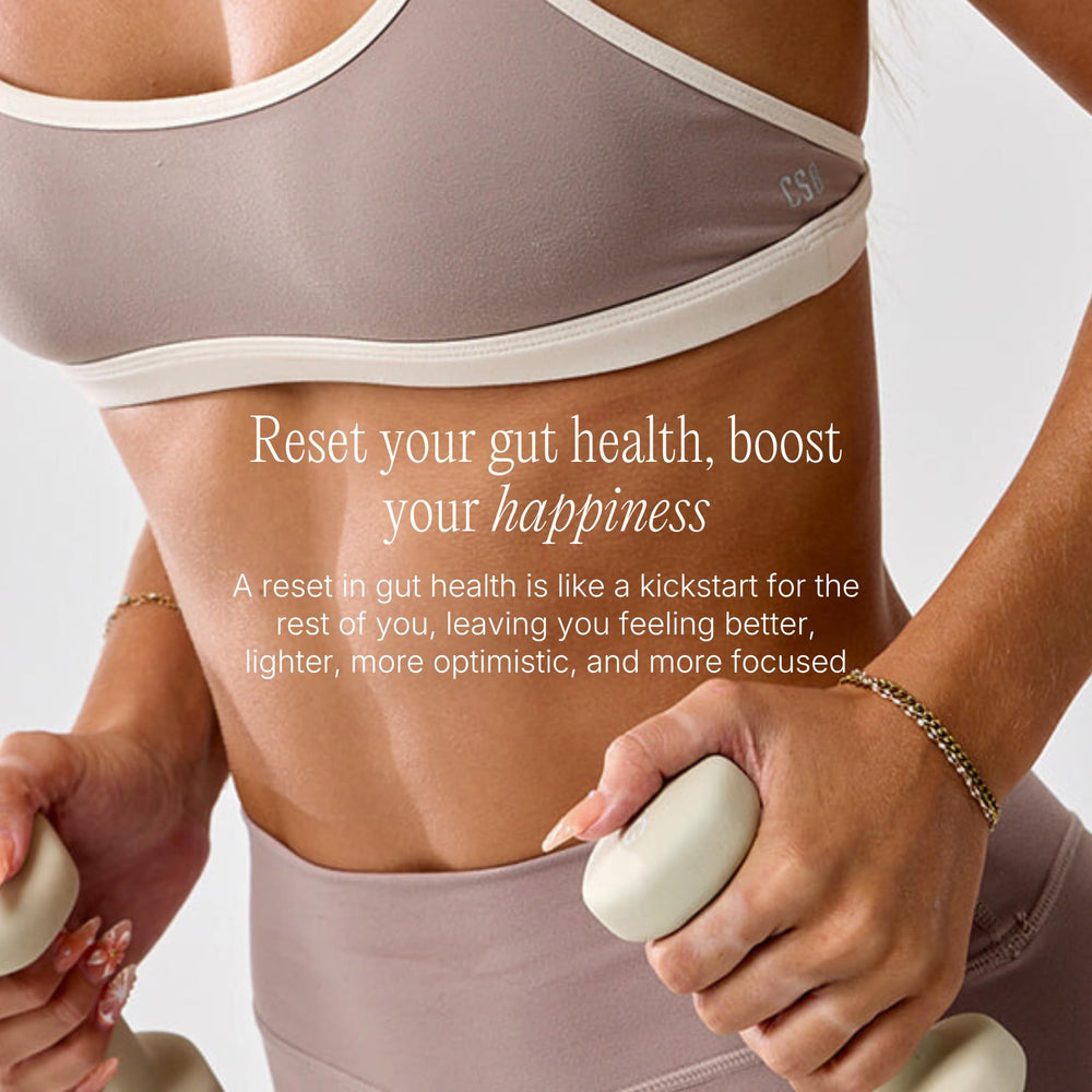 Paulina Fitness Reset Overnight ingredients label emphasizes clean components