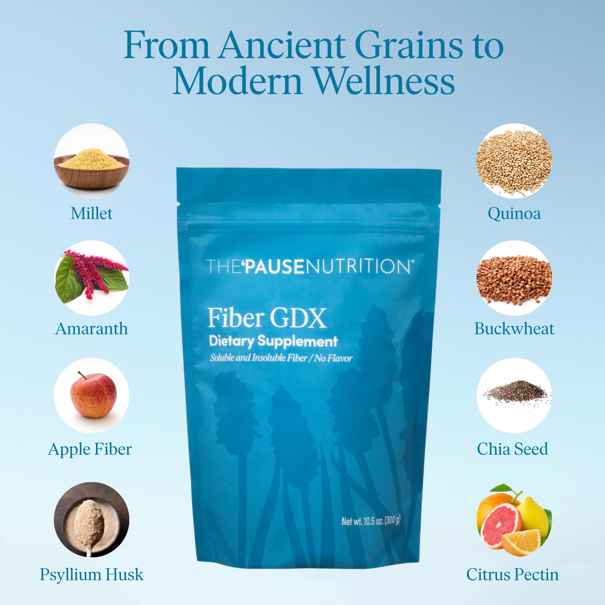 Pause Life Fiber GDX mixed in water for a smooth fiber boost on the go