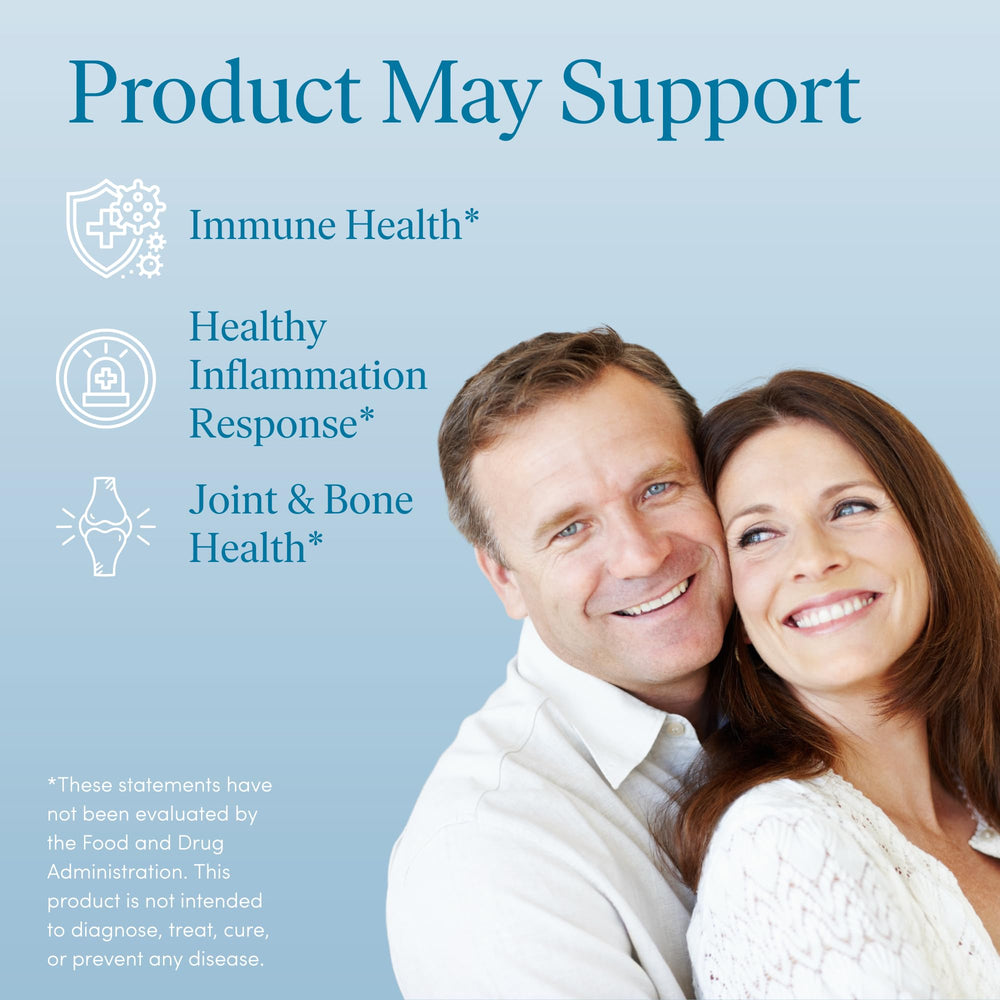 Pause Life turmeric ingredients label highlights turmeric root and black pepper as core components.