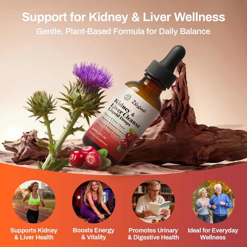 Pavintrix Kidney Cleanse Drops milk thistle illustration for liver support