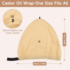 Paw Legend Castor Oil Pack Wrap inner cotton detail highlighting skin-friendly comfort