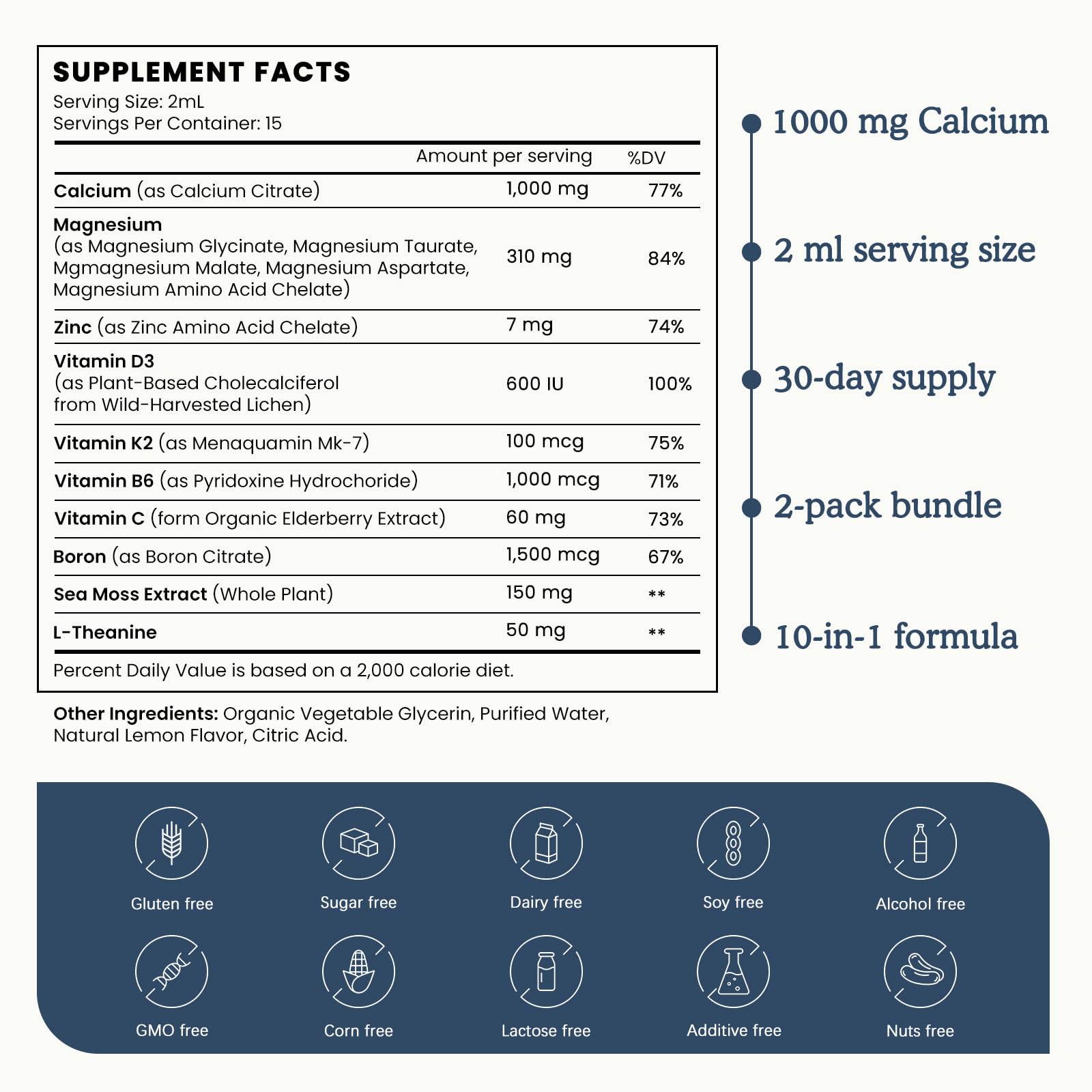 PAYAOCZ bottle closeup label highlights non-GMO dairy-free formula.