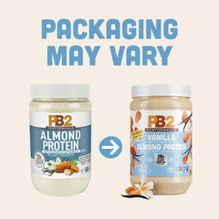 PB2 Performance Almond Protein Powder vanilla scoop ready for a shake