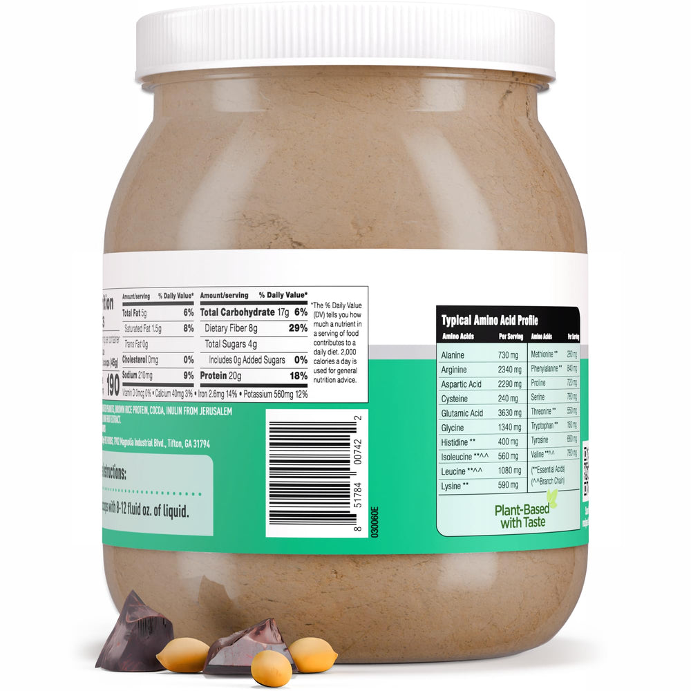 PB2 Performance vegan certifications badge signaling quality and safety.