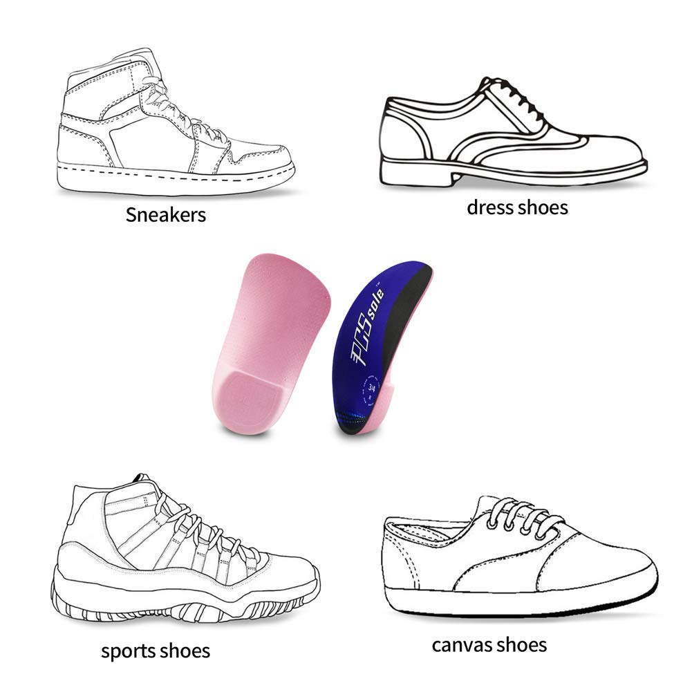 PCSsole breathable top-layer insole stays cool and dry.