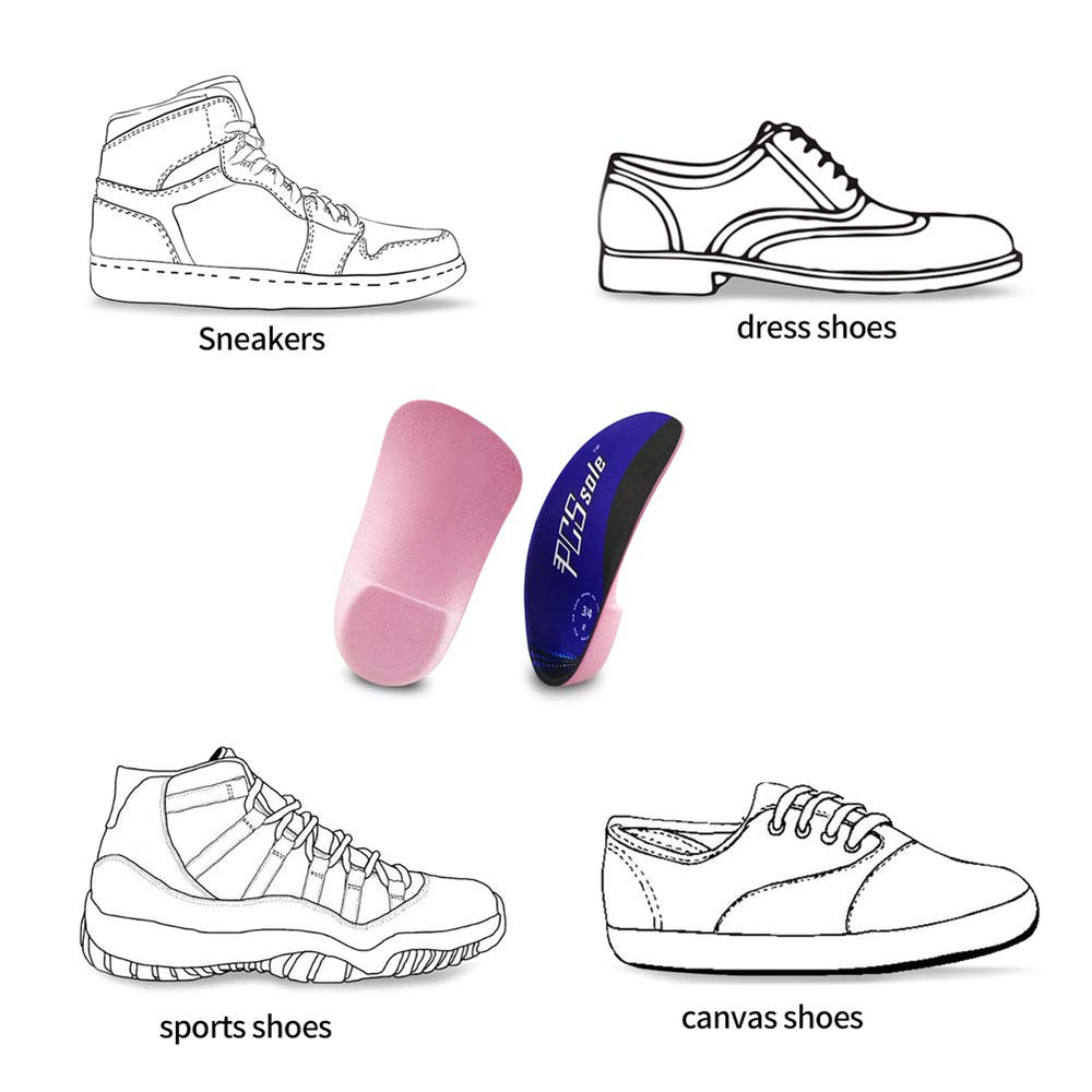 PCSsole supports flat feet and pronation for steadier daily steps.
