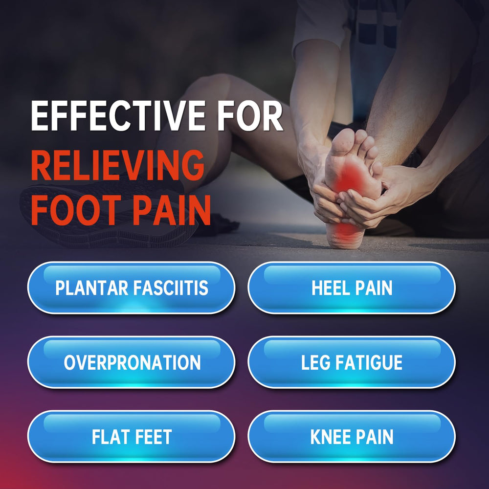 PCSsole Heavy-Duty Arch Support Insole maintains foot alignment.