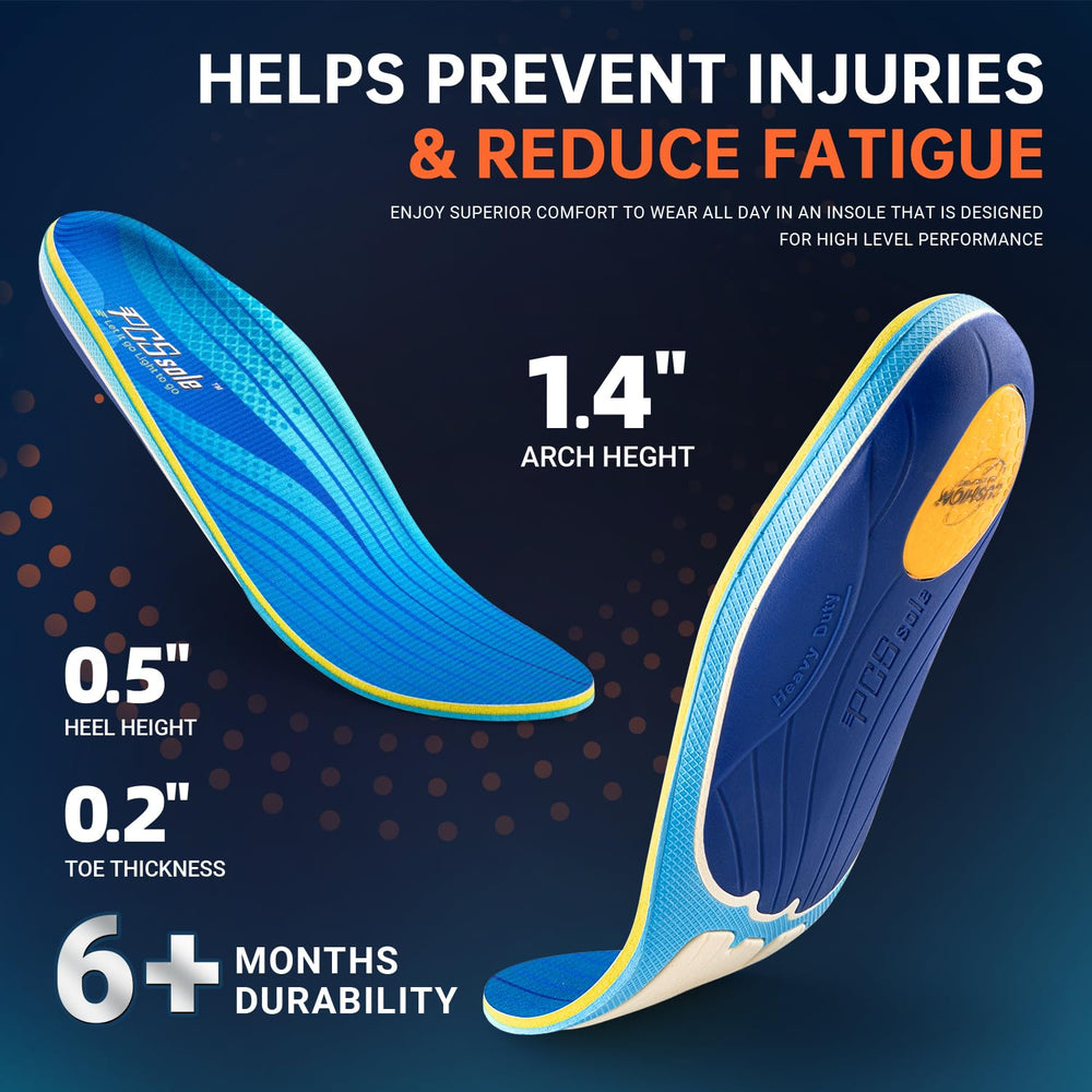 PCSsole insoles packaging ready for trial and daily use.