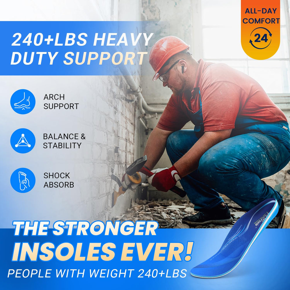 PCSsole Orthotic Insoles Pro fit athletic shoes for active use.