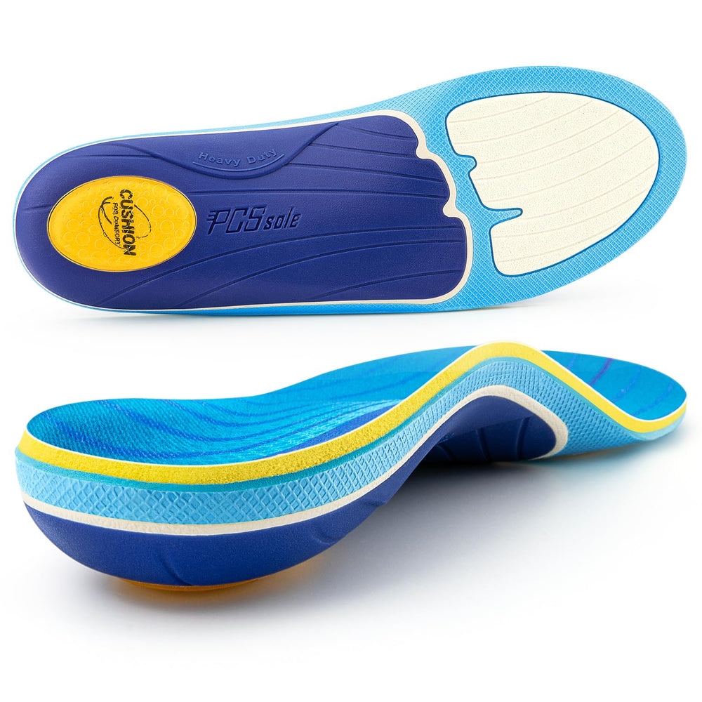 PCSsole sport insoles with high arch support for enhanced activity comfort.