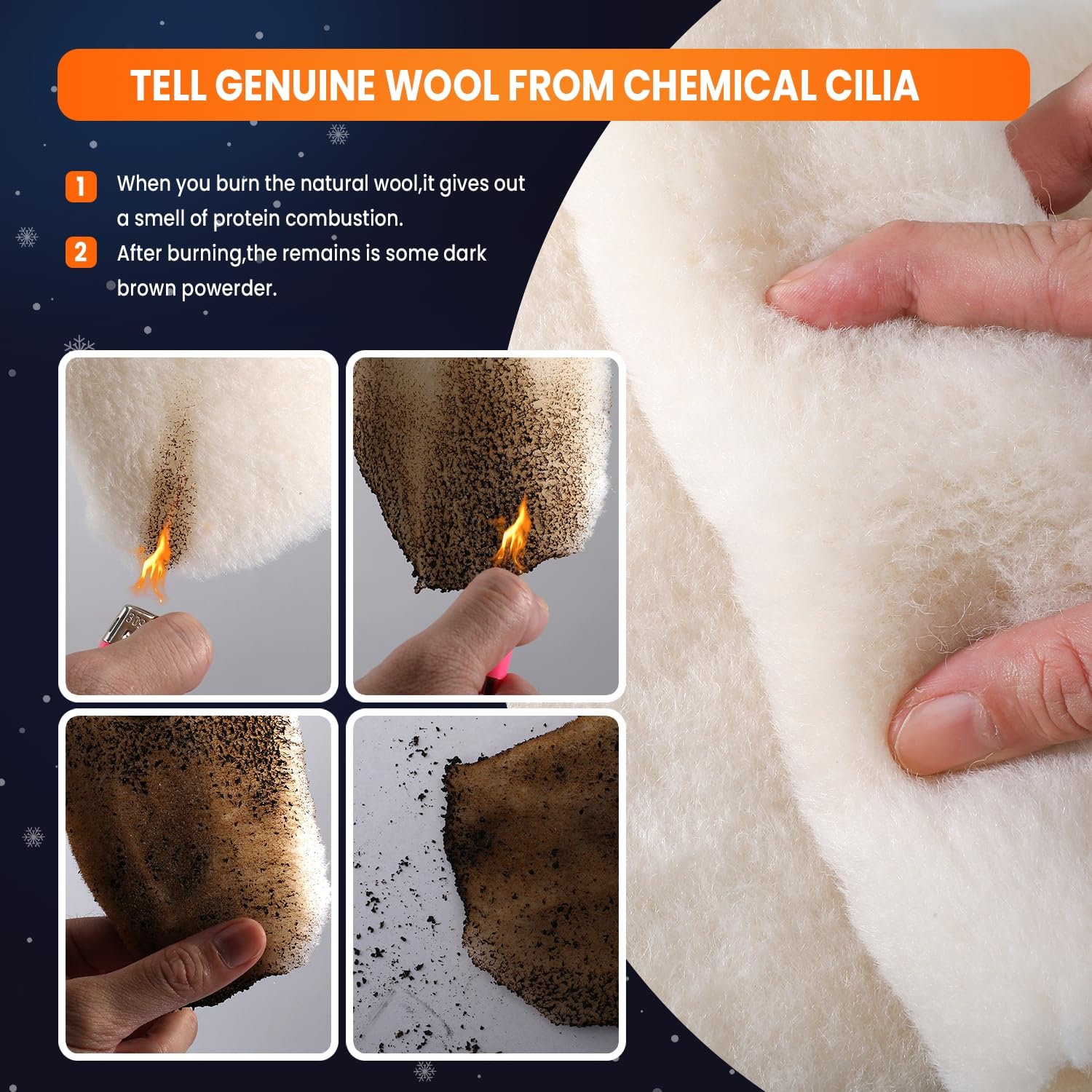 PCSsole anti-slip wool insoles with breathable base keep feet dry all day.