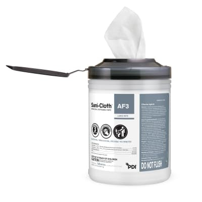 PDI Sani-Cloth AF3 wipes ideal for offices and classrooms.