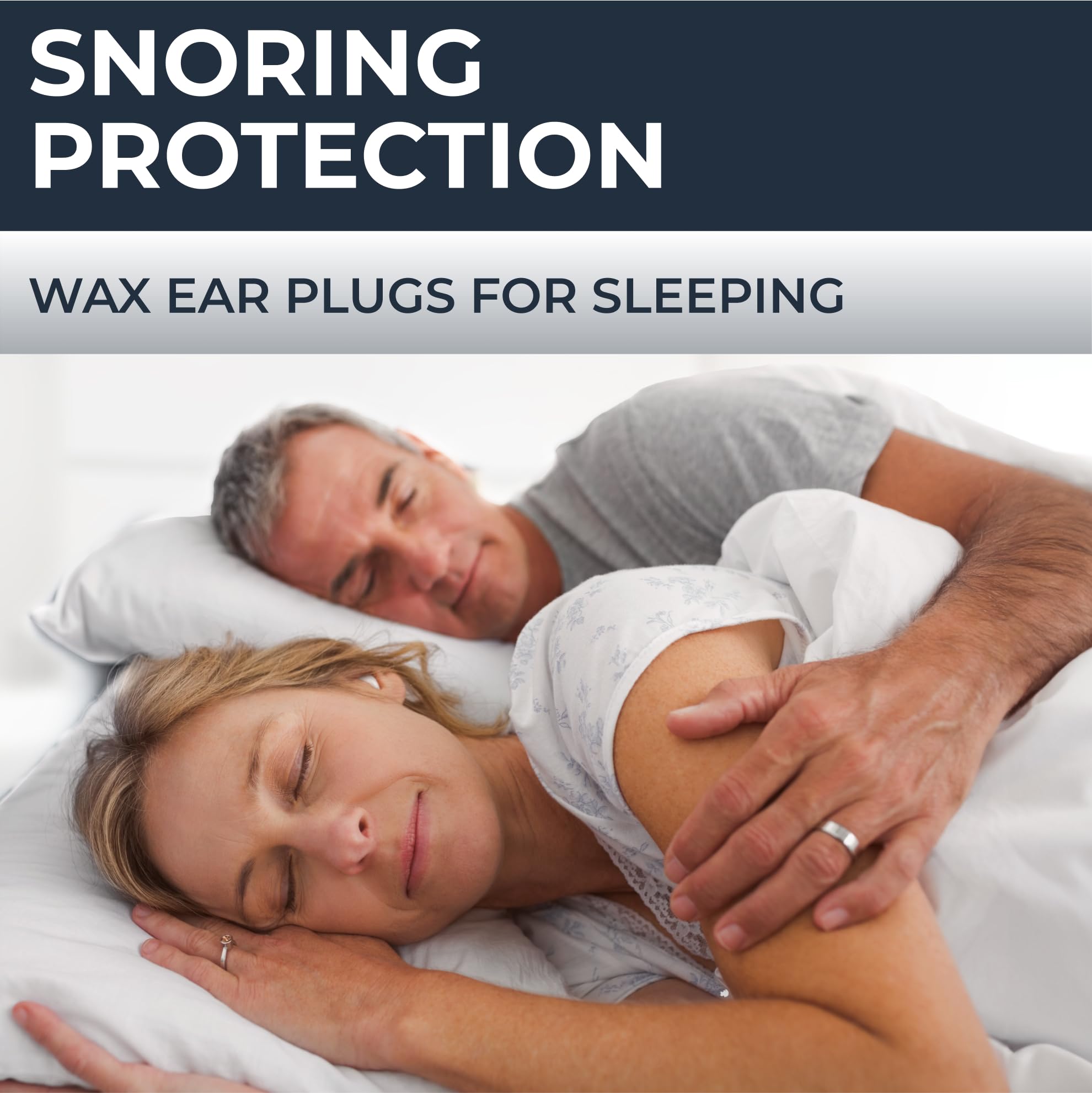 Peace&Quiet PQ wax ear plugs with soft pillows — extended usage by halving the pillows.