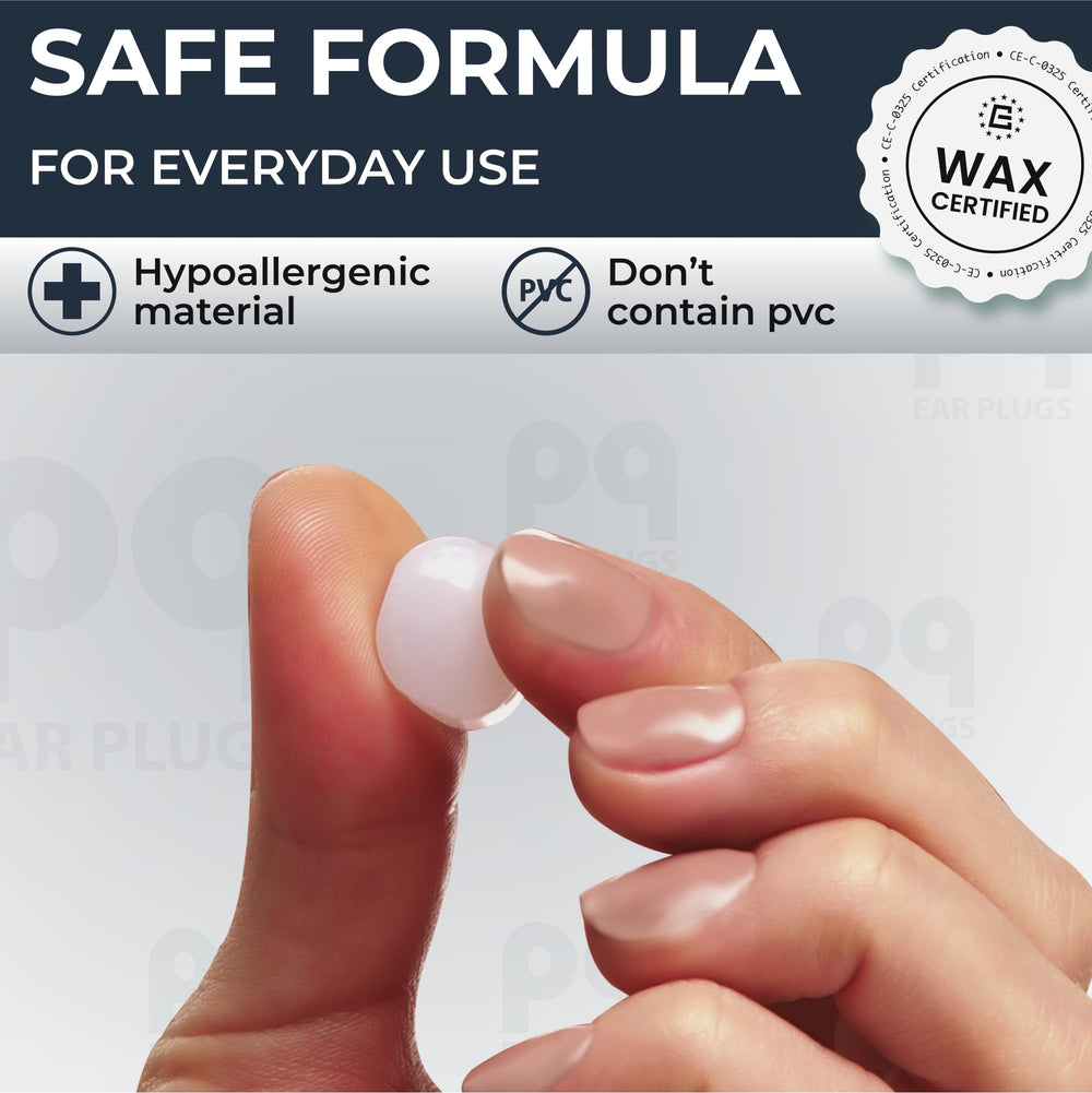 Peace&Quiet Travel Case keeps plugs clean and ready while traveling.