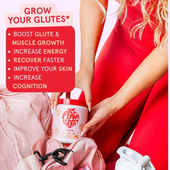 Peach Perfect BCAAs and collagen ingredients displayed for skin health and recovery