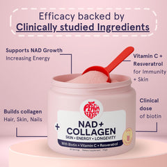 Peach Perfect collagen peptides closeup, nourishing hair and skin from within.