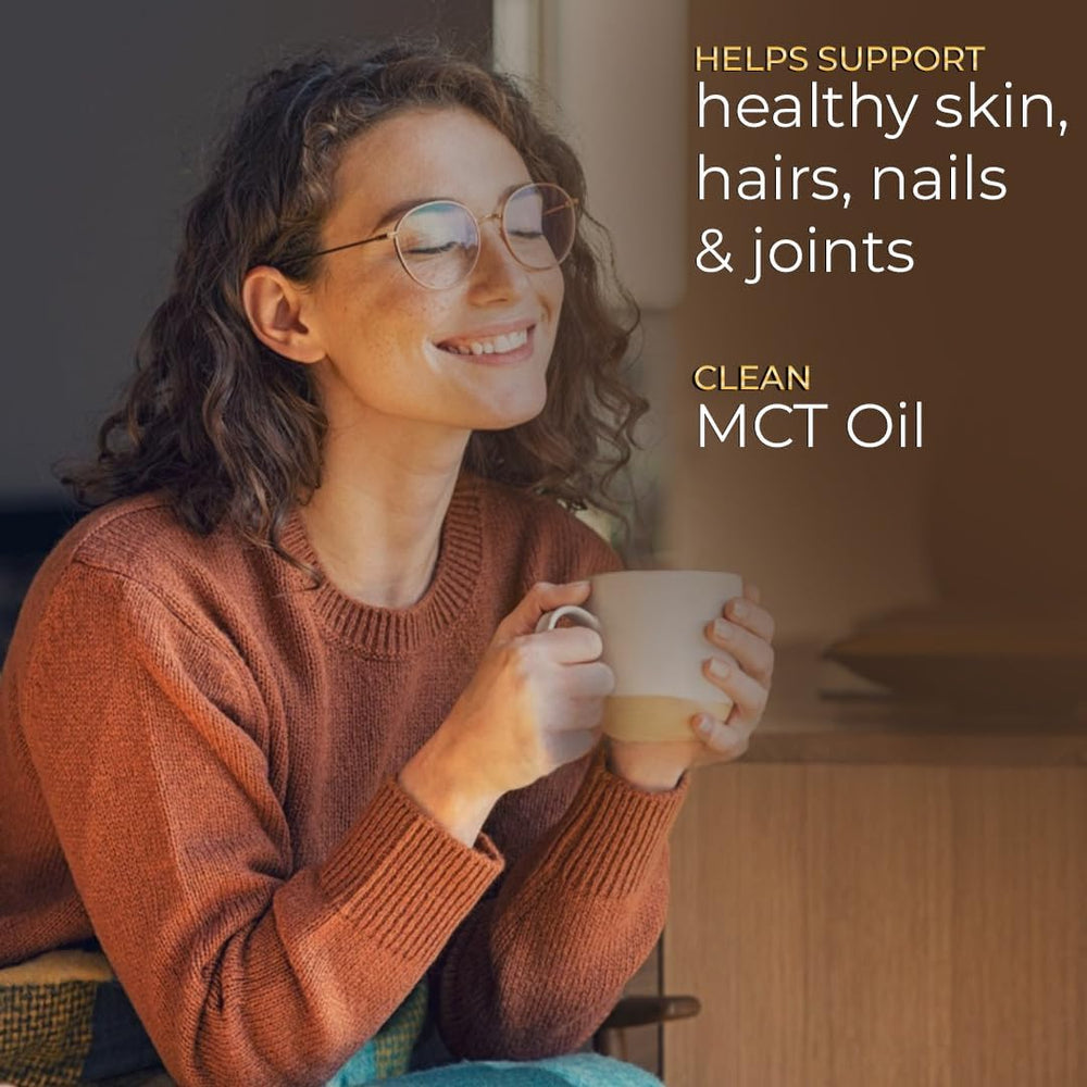 Peacock Max with MCT oil delivers steady energy with each serving.