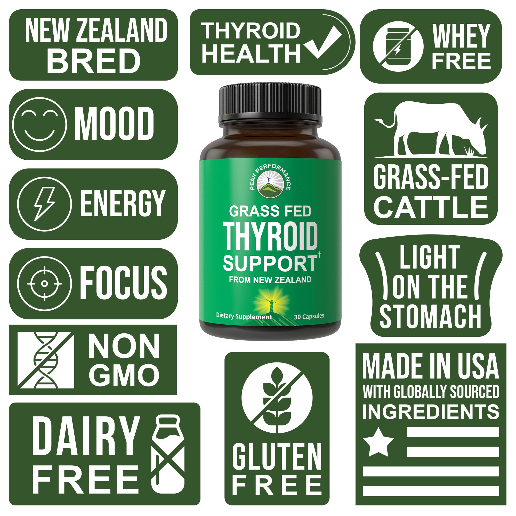 Peak Performance allergy-free formula with gluten- and allergen-free ingredients.