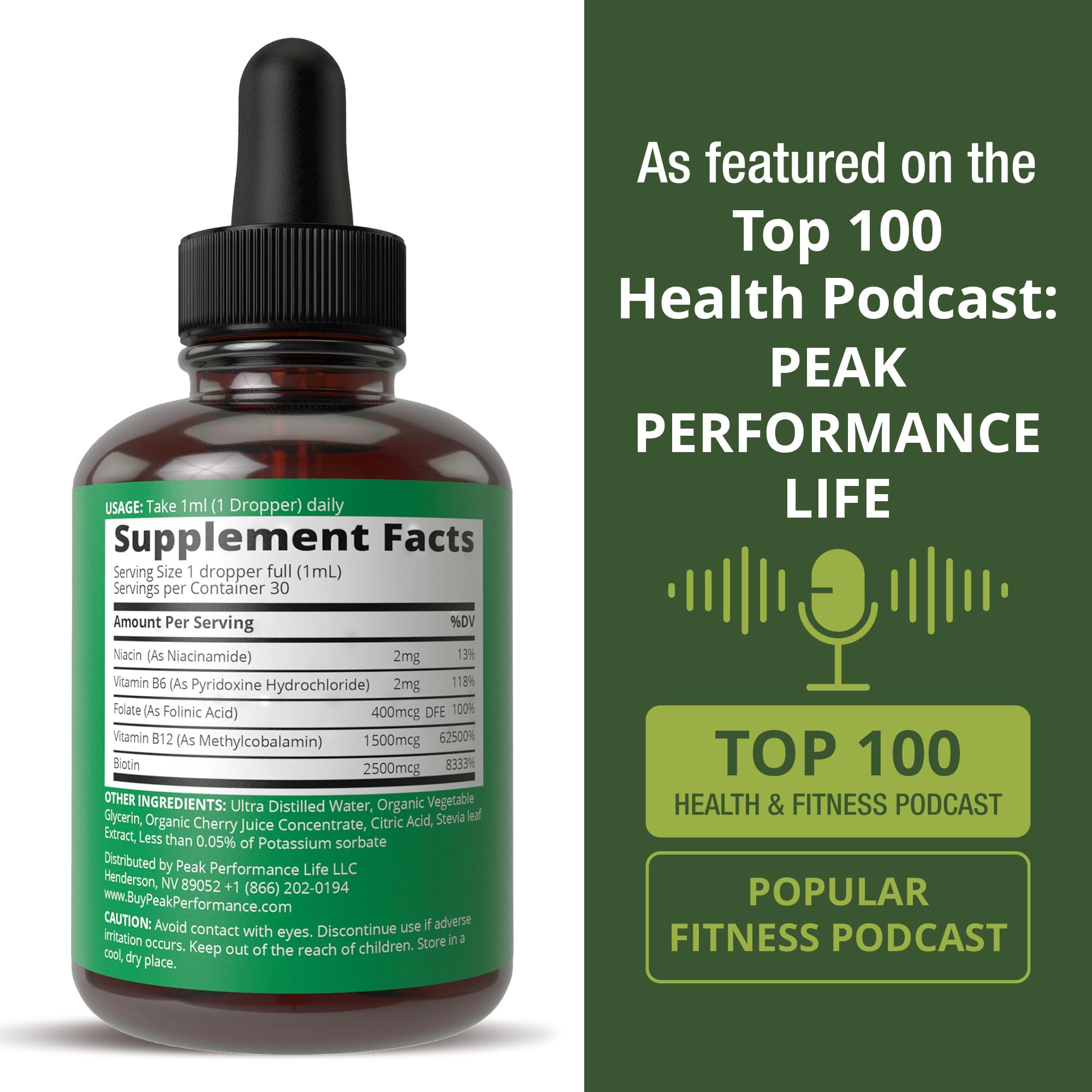Peak Performance B Complex donation image highlights Vitamin Angels impact on children.