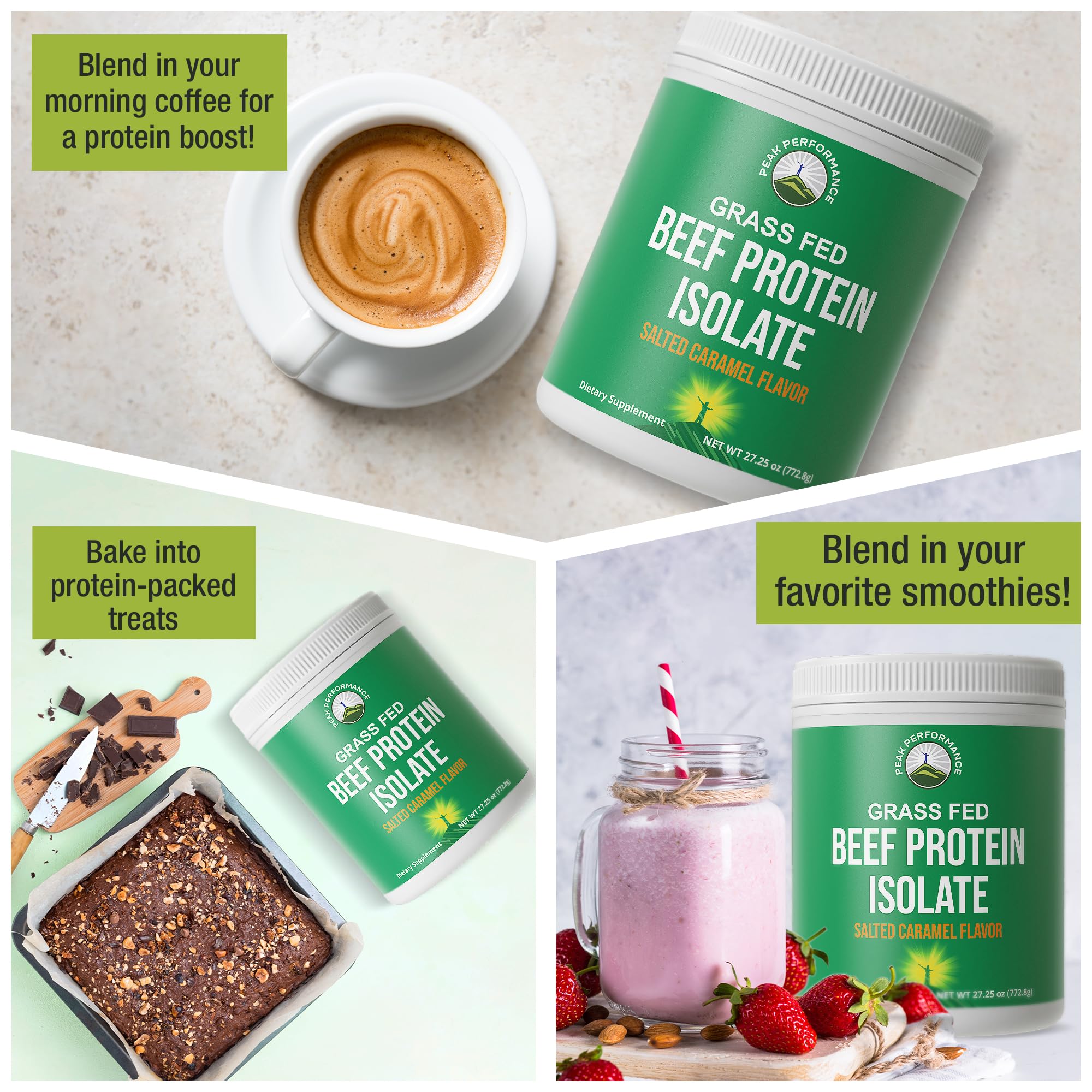 European farm-sourced grass-fed beef protein with allergen-free profile.