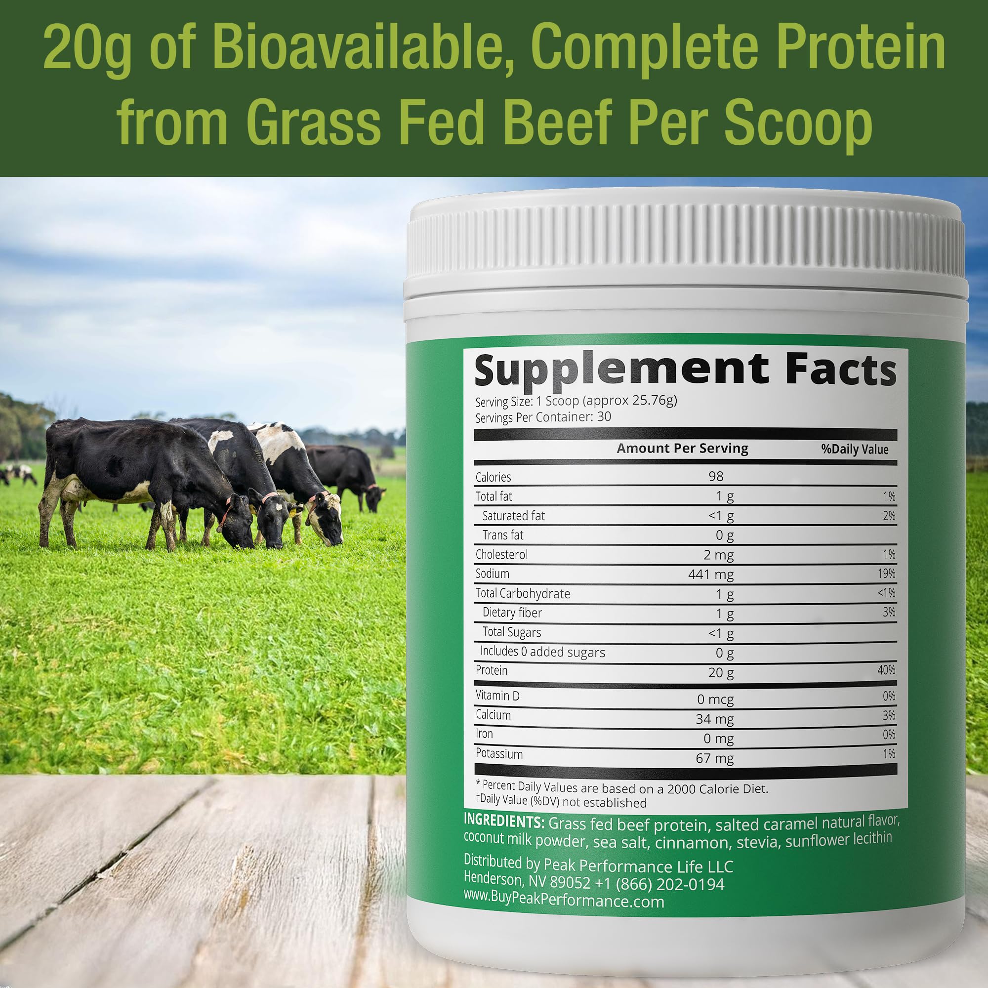 Whey-free, dairy-free, soy-free protein option for sensitive diets.