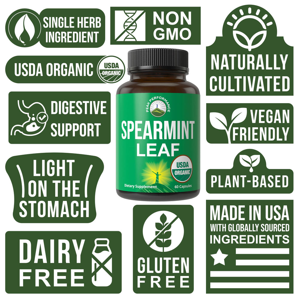 Peak Performance capsules pouring into hand for easy daily dosing