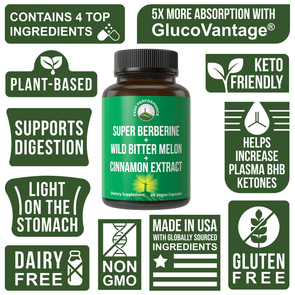 Peak Performance chromium picolinate capsules suggesting steady energy