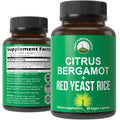 Peak Performance Citrus Bergamot + Red Yeast Rice — 2-in-1 High-Strength Bergamot 10:1, Gluten-Free, Vegan Capsules