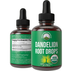 Peak Performance Dandelion Root Extract drops bottle for daily dosing and digestive support.