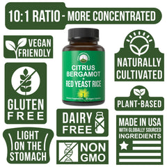 Peak Performance gluten-free vegan badge on bottle packaging.