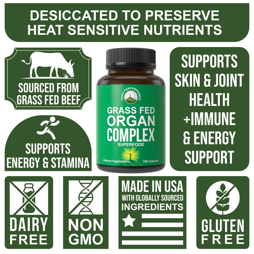 Peak Performance packaging with ingredients notes, GMO-free and gluten-free formula.