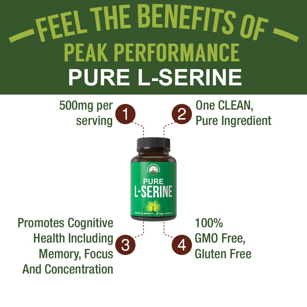 L-Serine capsules pour showing easy dosing and quick intake.