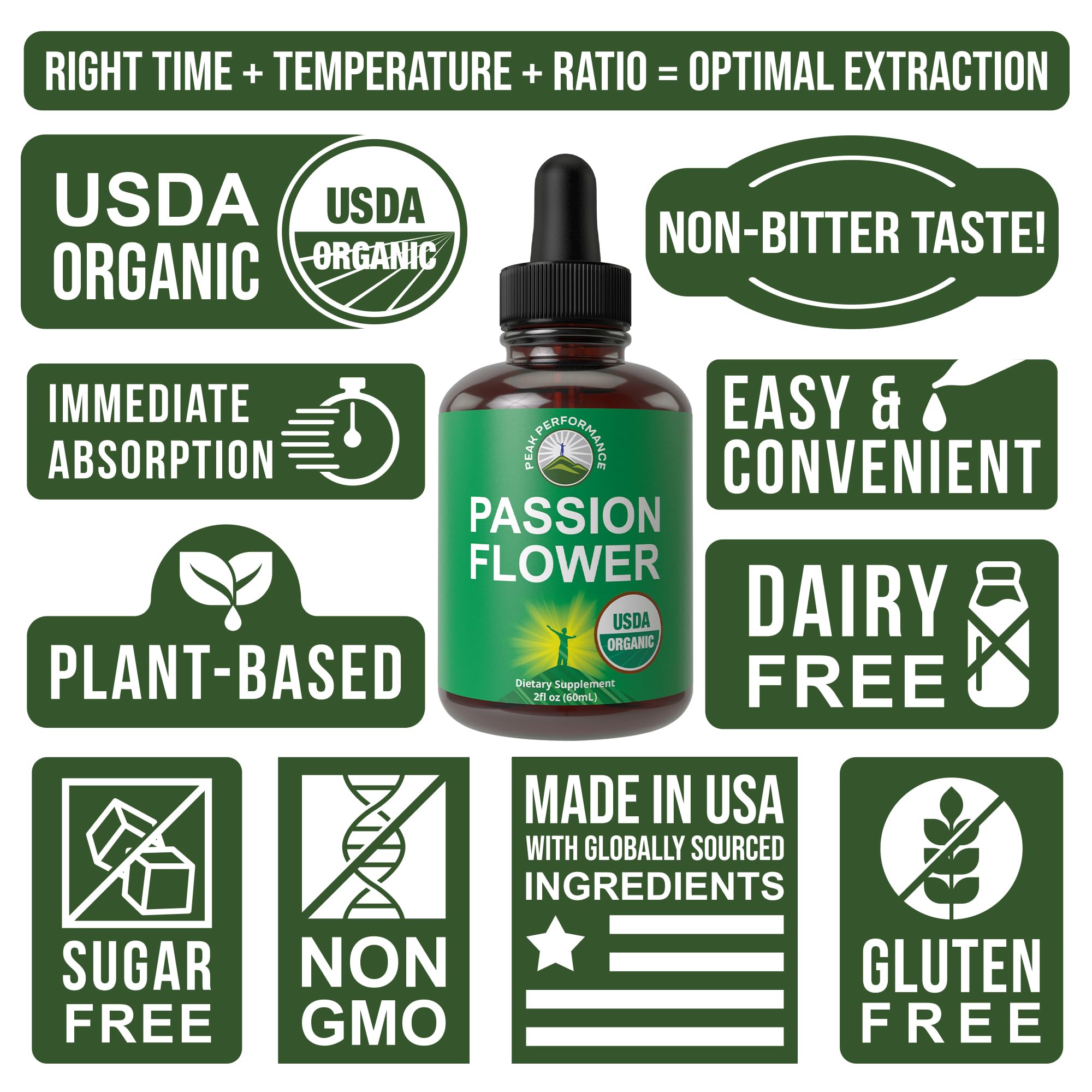 Peak Performance vegan formula is free from gluten and common allergens.
