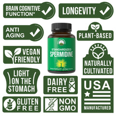 Peak Performance Spermidine lifestyle image suggesting a longevity routine.