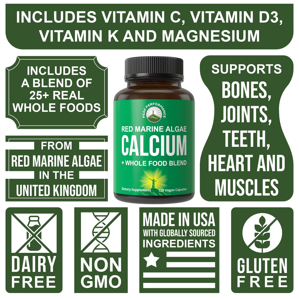 Peak Performance vegan gluten-free label indicating clean, allergen-free formulation