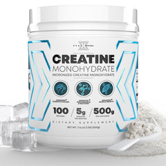 Peak Revival-X creatine bottle label signals quality and trusted branding.
